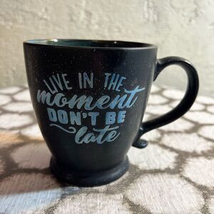 Boston Warehouse Black and Blue Ceramic Drinkware Mug